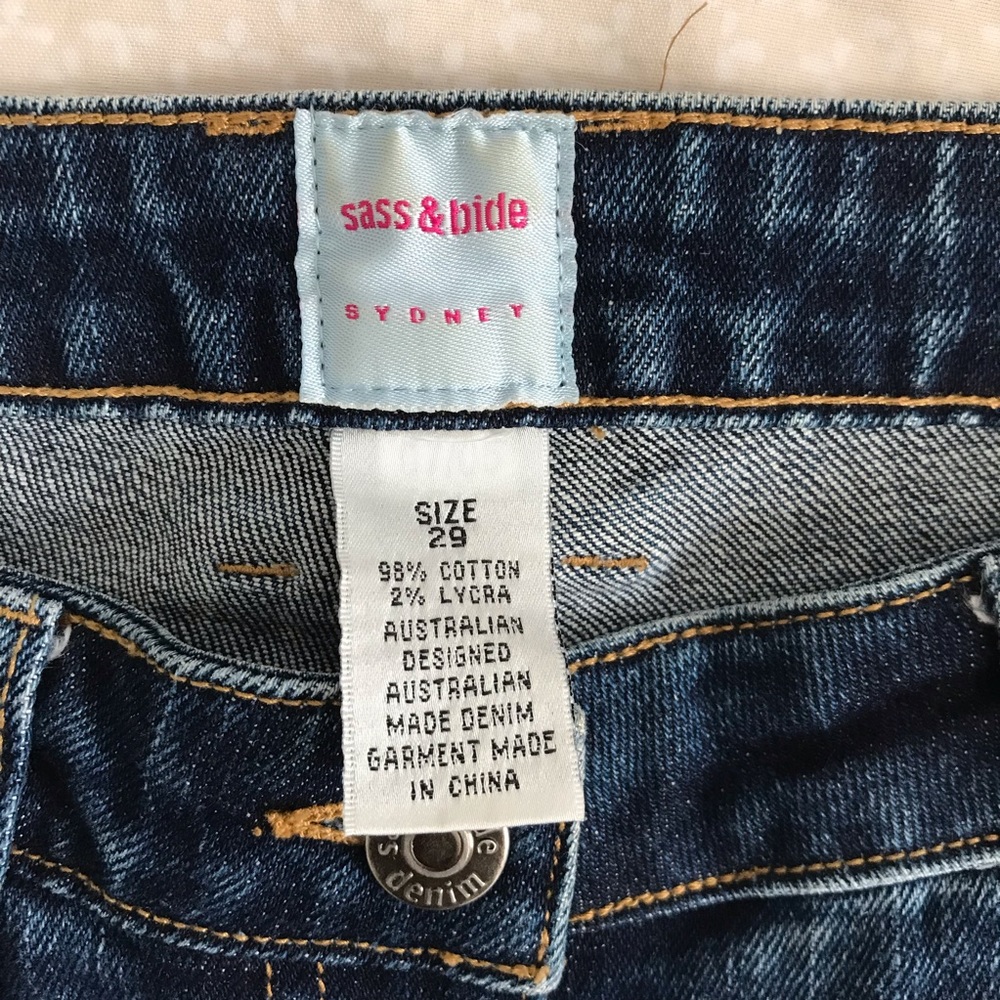 Sass & Bide Sydney Skinny Blue Jeans - Picture 5 of 7